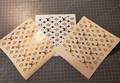 Louis Vuitton sticker patterns